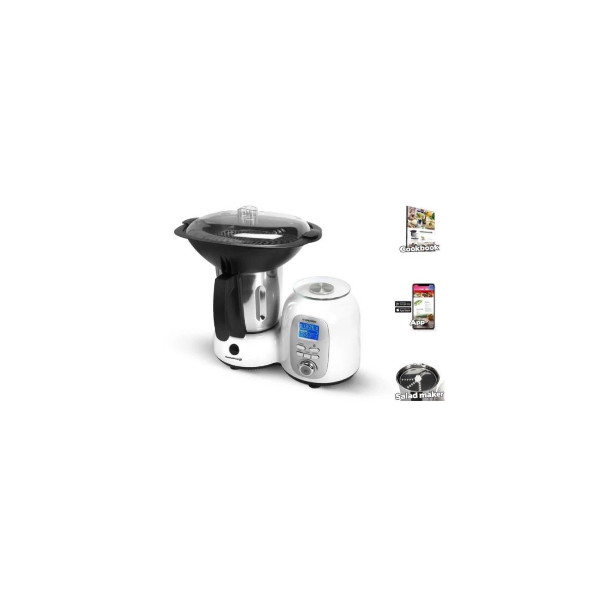 KALORIK TKG HA 1020 - Robot De Cuisine Intelligent - 1500W - Bol Acier... 2 KALORIK TKG HA 1020 - Robot De Cuisine Intelligent - 1500W - Bol Acier... – Image 2