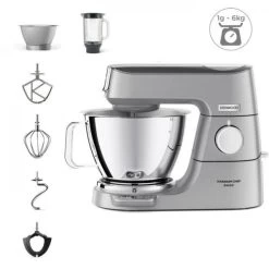 Robot KENWOOD KVC85.124.SI - Pâtissier Titanium Chef Baker - 2 Bols ...