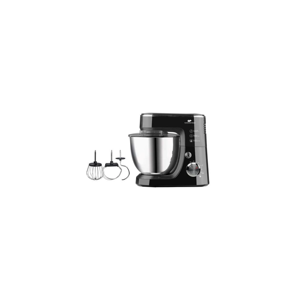 Robot Pâtissier CONTINENTAL EDISON CERP800B - 800W - Noir 2 Robot Pâtissier CONTINENTAL EDISON CERP800B - 800W - Noir – Image 2