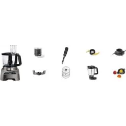 Moulinex Robot Multifonction Double Force FP827E10 Argent + 10 Accessoires 9 Moulinex Robot Multifonction Double Force FP827E10 Argent + 10 Accessoires -Magasin De Cuisine Électrique robot multifonction double force 3 1140x1140
