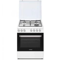 Cuisinière Gaz 63l 4 Feux Blanc - Rgg663csw/e - ROSIERES