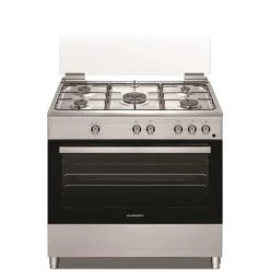 Schneider® Cuisiniere Full Gas SCCFG95X - 5 Foyers - Four 96L