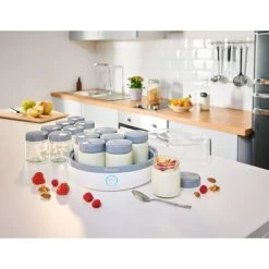 SEVERIN JG3520.760 Yaourtiere Avec Livre De Recettes, 14 Pots De 150 M... -Magasin De Cuisine Électrique severin jg3520760 yaourtiere avec livre de recettes 14 pots de 150 ml chacun sans bpa graduation memo enrouleur de cable 1 11569128 30358486 1140x1140