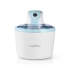 Nedis Sorbetière 1,2l Blanc/bleu Aluminium/plastique