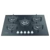 Table Gaz INDESIT ING72TBK 5 Foyers Noir