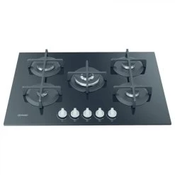 Table Gaz INDESIT ING72TBK 5 Foyers Noir