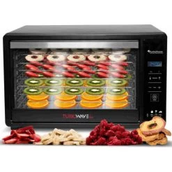 TurboWave Bio Déshydrateur 30L 650W Affichage LED Numérique Tiroir R...