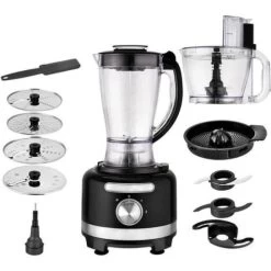 VG HA 3001 Robot Multifonction 3L 1000W Blender 1.75 L 2 Vitesses Plas...