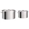 VidaXL Ensemble De 2 Casseroles à Bouillon 58/32 L Inox
