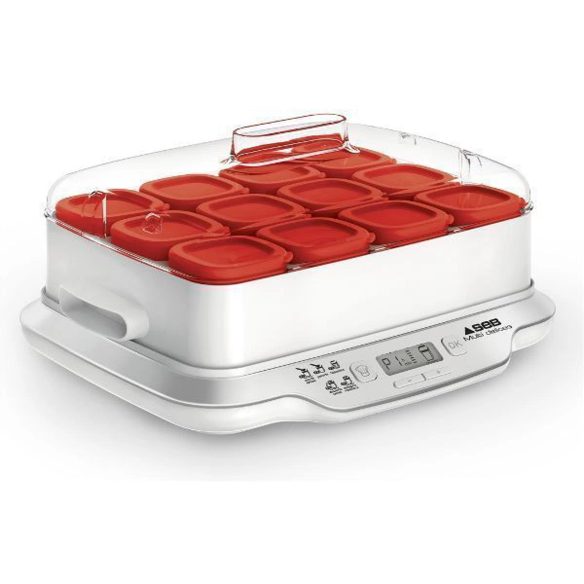 Yaourtière 12 Pots De 140ml 600w - Yg661500 - SEB 2 Yaourtière 12 Pots De 140ml 600w - Yg661500 - SEB – Image 2