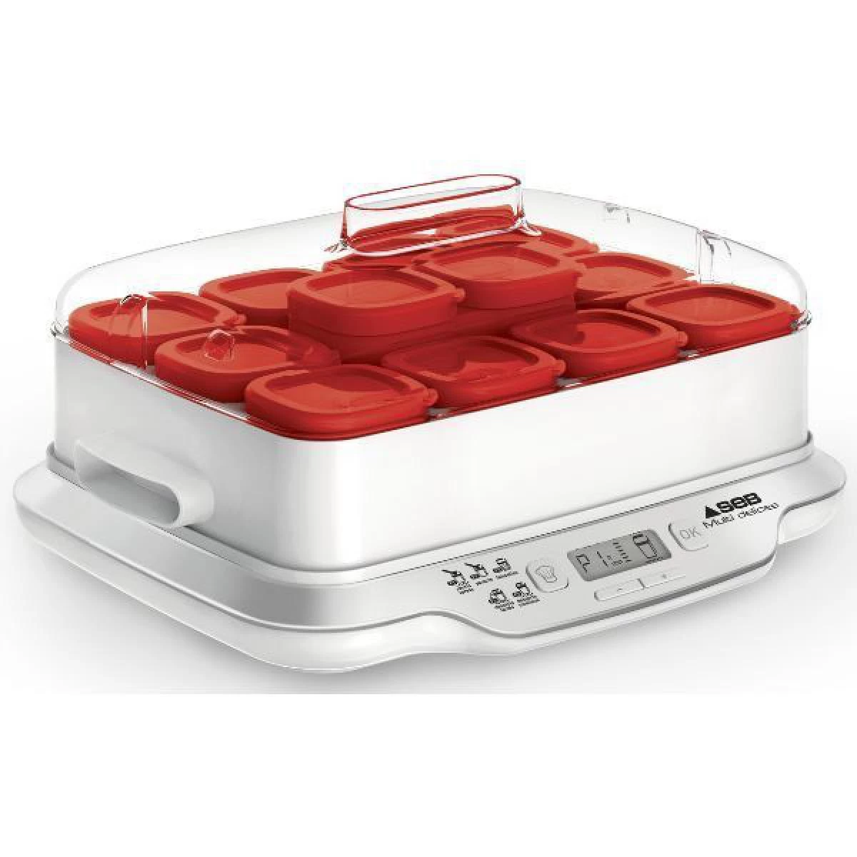 Yaourtière 12 Pots De 140ml 600w - Yg661500 - SEB 3 Yaourtière 12 Pots De 140ml 600w - Yg661500 - SEB – Image 3
