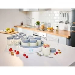 Yaourtiere SEVERIN JG3520.760 Avec Livre De Recettes, 14 Pots De 150... -Magasin De Cuisine Électrique yaourtiere severin jg3520760 avec livre de recettes 14 pots de 150 ml chacun sans bpa graduation memo enrouleur de cable 13143250 35727196 1140x1140